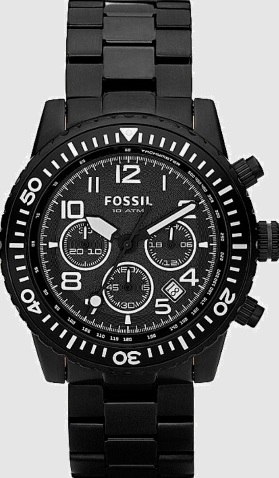 Reloj fossil 10 atm negro 2025